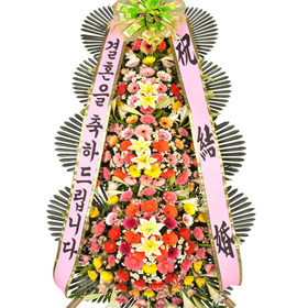 축하4단화환(꽃축복11호)